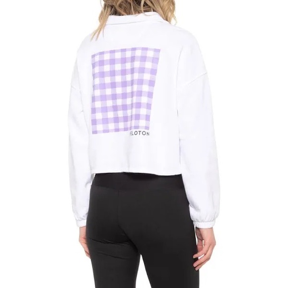 NWOT Peloton Polo Sweatshirt Pullover - Picture 7 of 11